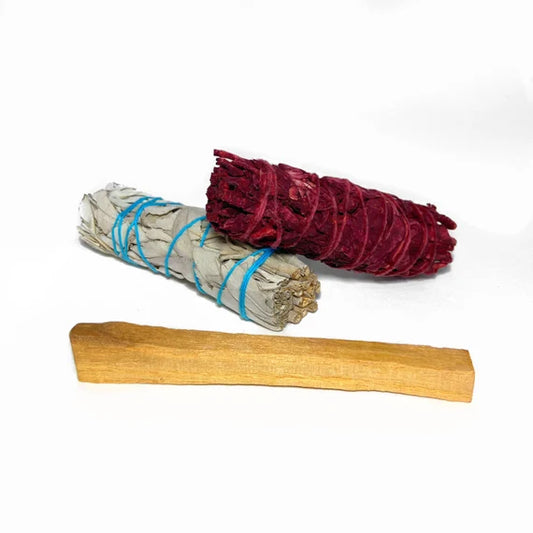 Worthy Sacred Smudge Trio – Energetic Cleansing & Protection Ritual Set