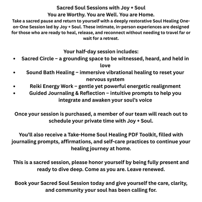 Sacred Reset (Half Day Session)
