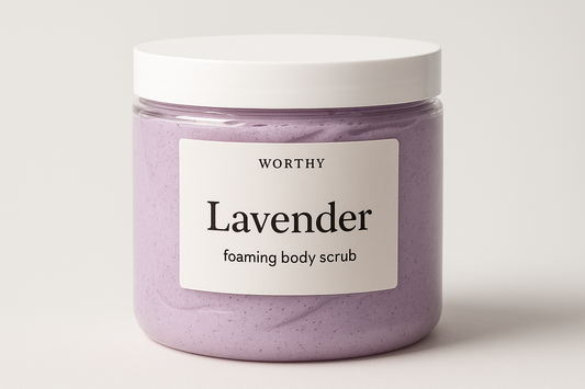 the jar should be clear plastic and the body scrub should also be creamy